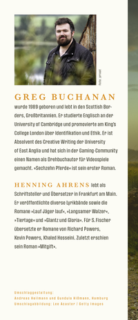 Zusatzmaterial KL 978 3 10 397488 1 hinten von Sechzehn Pferde: Roman  von Greg Buchanan