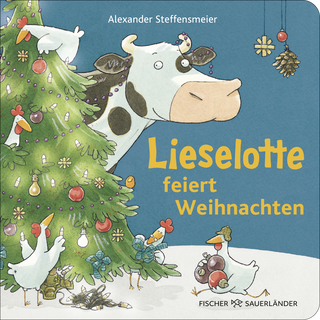 Buchcover von Lieselotte feiert Weihnachten: Lustige Weihnachtsreime mit der Kuh Lieselotte für Kinder ab 2 Jahren