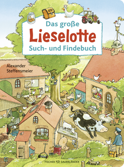 Buchcover von Look and Find With Lieselotte: Wimmelbuch mit der Kuh Lieselotte für Kinder ab 2 Jahren von Alexander Steffensmeier