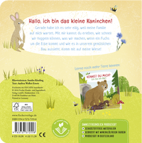 Zusatzmaterial 9783737372558 U4 von I Am the Little Rabbit: Ein Sachbilderbuch für neugiere Kinder ab 2 Jahren von Andrea Weller-Essers, Sandra Kissling