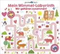 Buchcover von Glücksfisch: Mein Wimmel-Labyrinth: Wir gehören zusammen!: Fingerspurenbuch ab 2 Jahren