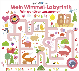 Buchcover von Glücksfisch: Mein Wimmel-Labyrinth: Wir gehören zusammen!: Fingerspurenbuch ab 2 Jahren