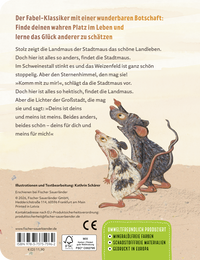Zusatzmaterial 9783737375962 U4 von The City Mouse and the Country Mouse von Kathrin Schärer