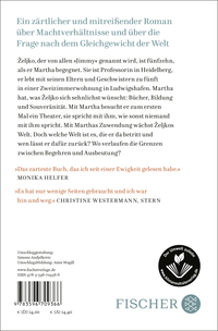 Zusatzmaterial 9783596709366 U4 von Jahre mit Martha: Roman von Martin Kordić