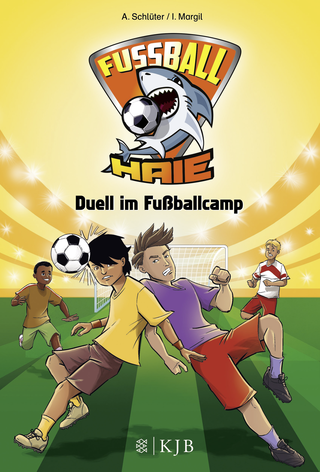 Buchcover von Fußball-Haie: Duell im Fußballcamp