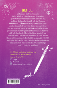 Zusatzmaterial 9783737343404 U4 von Mathilda – Queen of Style!  (Vol. 1) von Silke Antelmann, Nataša Kaiser