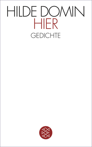Buchcover von Hier: Gedichte
