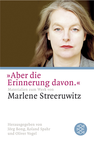 Buchcover von Aber die Erinnerung davon.: Materialien zum Werk von Marlene Streeruwitz