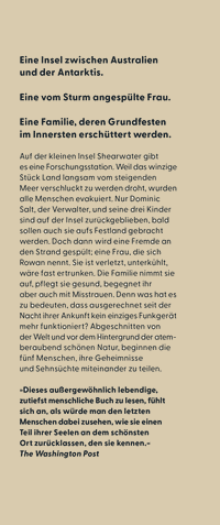 Zusatzmaterial KL 978 3 10 397683 0 vorne von Die Rettung: Roman von Charlotte McConaghy