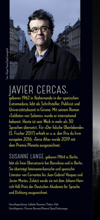 Zusatzmaterial KL 978 3 10 397070 8 hinten von Terra Alta: Geschichte einer Rache von Javier Cercas