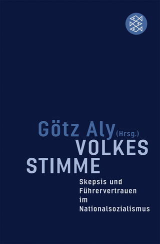 Buchcover von Volkes Stimme: Skepsis und Führervertrauen im Nationalsozialismus