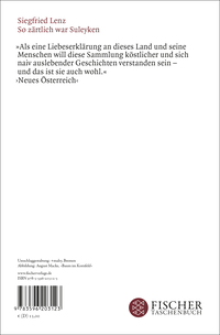 Zusatzmaterial 9783596203123 U4 von So zärtlich war Suleyken: Masurische Geschichten von Siegfried Lenz