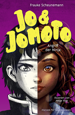 Buchcover von Jo & Jomoto – Angriff der Ninja von Frauke Scheunemann
