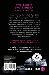 Zusatzmaterial 9783596707812 U4 von Happy New Year – Zwei Familien, ein Albtraum von Malin Stehn