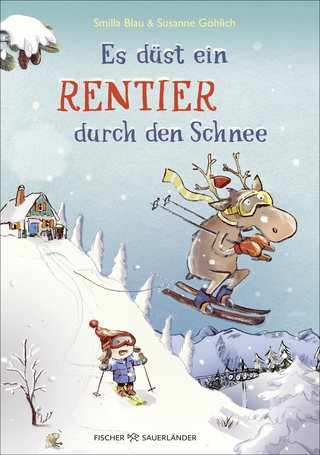 Buchcover von Es düst ein Rentier durch den Schnee