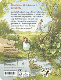 Zusatzmaterial 9783737375986 U4 von Ein Geburtstagsfest für Lieselotte von Alexander Steffensmeier