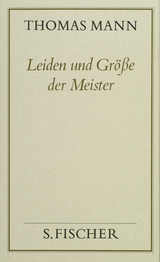 Buchcover von Leiden und Größe der Meister von Thomas Mann