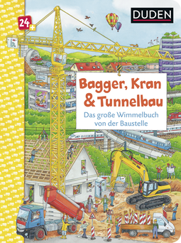 Buchcover von Digger, Crance & Tunnels. The Big Look - and Find Construction Site Book: Wimmeliges Bilderbuch für Kinder ab 2 Jahren von Christina Braun
