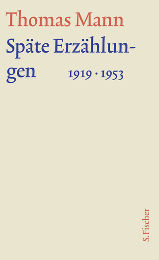 Buchcover von Späte Erzählungen 1919-1953: Text