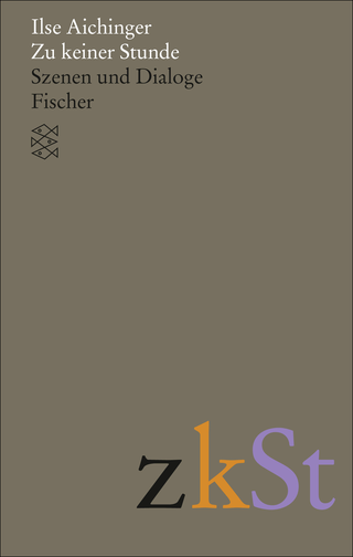 Buchcover von Zu keiner Stunde: Szenen und Dialoge