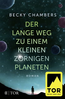 Buchcover von Der lange Weg zu einem kleinen zornigen Planeten von Becky Chambers