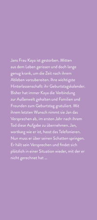 Zusatzmaterial KL 978 3 596 71065 2 vorne von Für immer und ein Jahr von Stefanie Hansen
