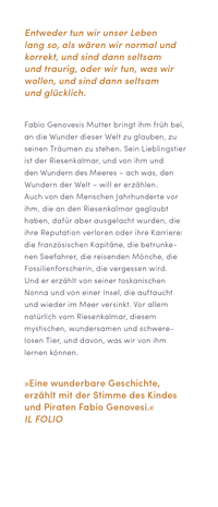 Zusatzmaterial KL 978 3 10 397494 2 vorne von Die Botschaft der Riesenkalmare von Fabio Genovesi