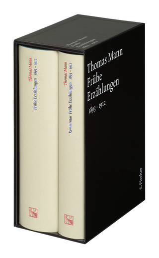 Buchcover von Frühe Erzählungen 1893-1912: Text und Kommentar in einer Kassette
