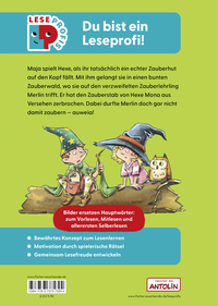 Zusatzmaterial 9783737375894 U4 von Leseprofis – Mit Bildern lesen lernen: Der geheimnisvolle Zauberhut, Erstes Lesen von Dirk Hennig