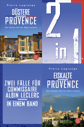 Buchcover von Düstere Provence / Eiskalte Provence – Zwei Fälle für Commissaire Albin Leclerc in einem Band von Pierre Lagrange