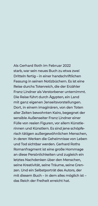 Zusatzmaterial KL 978 3 10 397112 5 vorne von Jenseitsreise: Roman von Gerhard Roth