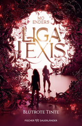 Buchcover von Liga Lexis – Blutrote Tinte von Mo Enders