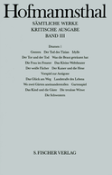 Buchcover von Dramen 1 von Hugo von Hofmannsthal