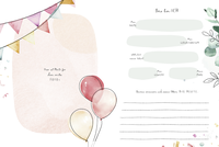 Zusatzmaterial PA 978 3 8105 3084 4 innen 001 von Wir feiern, dass es dich gibt!: Dein Geburtstage-Buch von Baby, Kind & Meer, Marisa Hart