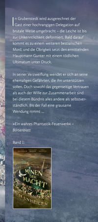 Zusatzmaterial KL 978 3 596 70857 4 vorne von Minen der Macht: Der Formbrecher von Bernhard Hennen, Mira Valentin, Sam Feuerbach, Greg Walters, Torsten Weitze, Fünf Federn