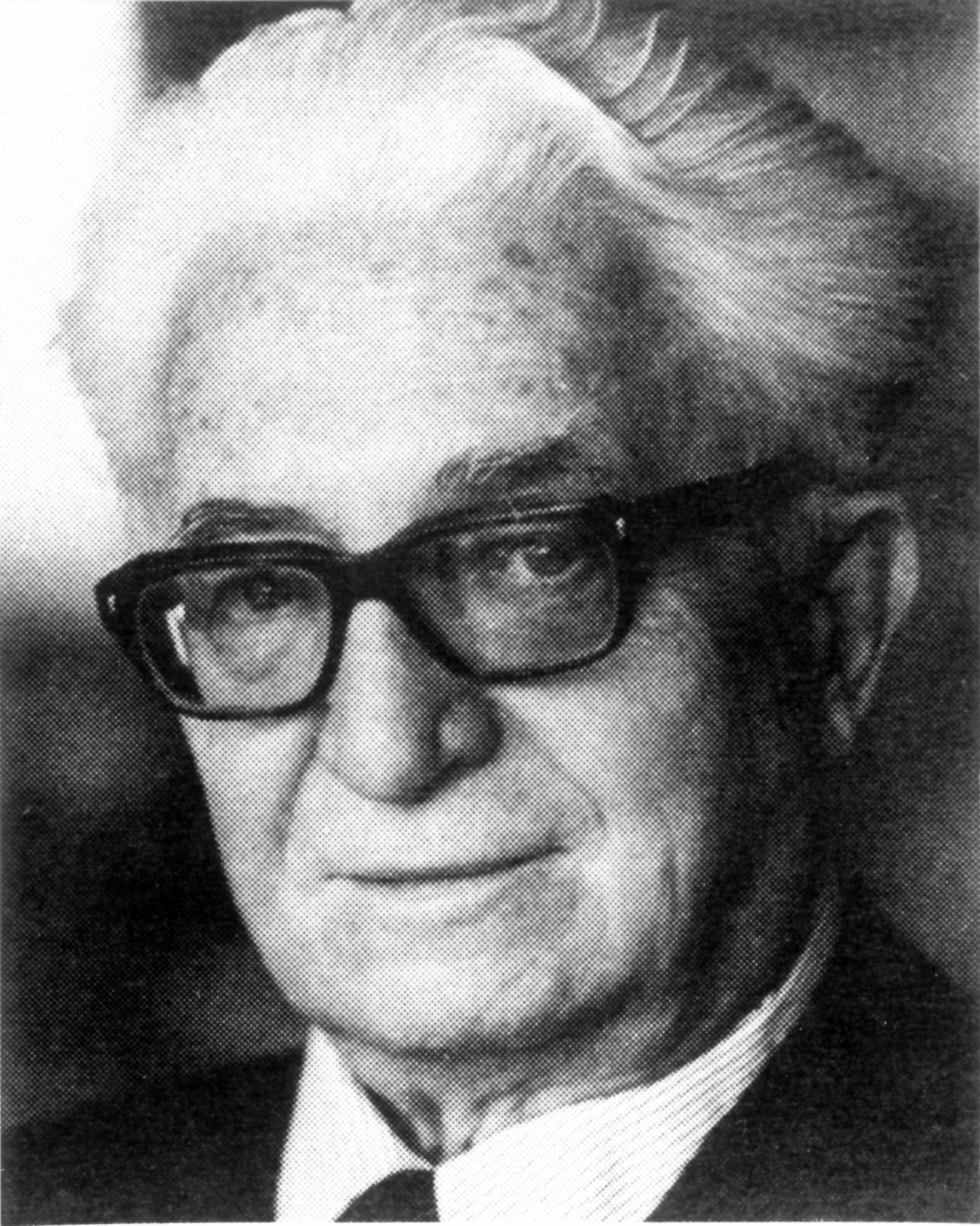 Portrait von Fernand Braudel