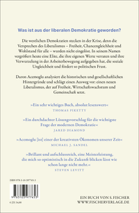 Zusatzmaterial 9783103977653 U4 von Das liberale Versprechen: Warum wir geteilten Wohlstand brauchen, um unsere Demokratie zu retten von Daron Acemoglu