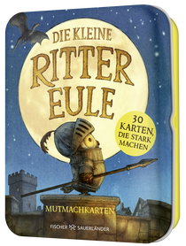 Buchcover von Die kleine Rittereule Mutmachkarten : 30 Karten, die stark machen von Christopher Denise