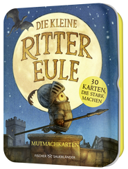 Buchcover von Die kleine Rittereule Mutmachkarten : 30 Karten, die stark machen von Christopher Denise