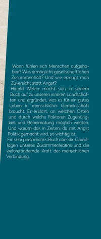 Zusatzmaterial KL 978 3 10 397691 5 vorne von Das Haus der Gefühle: Warum Zukunft Herkunft braucht von Harald Welzer