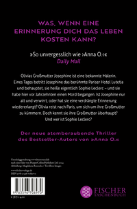 Zusatzmaterial 9783596708970 U4 von Sophie L.: Thriller von Matthew Blake