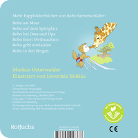 Zusatzmaterial 9783757100483 U4 von Bobo im Zoo von Markus Osterwalder, Dorothée Böhlke