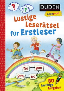 Buchcover von Duden Leseprofi – Lustige Leserätsel für Erstleser, 1. Klasse: 80 knifflige Aufgaben  von Susanna Moll