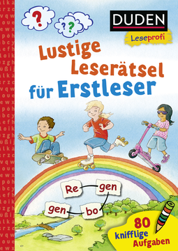 Buchcover von Duden Leseprofi – Lustige Leserätsel für Erstleser, 1. Klasse: 80 knifflige Aufgaben  von Susanna Moll