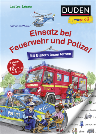Buchcover von Duden Leseprofi – Mit Bildern lesen lernen: Einsatz bei Feuerwehr und Polizei
