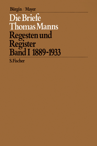 Buchcover von Die Briefe von 1889 bis 1933: Regesten und Register