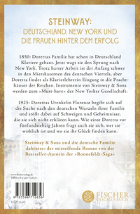 Zusatzmaterial 9783596712656 U4 von Melodie der neuen Welt - Auftakt in New York: Roman von Susanne Popp