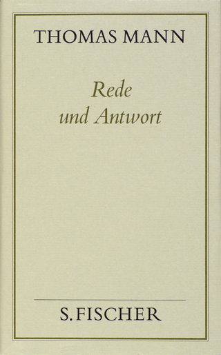 Buchcover von Rede und Antwort: Über eigene Werke; Huldigungen und Kränze: Über Freunde, Weggefährten und Zeitgenossen