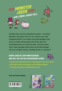 Zusatzmaterial 9783737359269 U4 von The Monster Hunter Club – The Ghost Train of Bad Murks (Vol. 1): Mit Krimirätseln zum Mitraten von THiLO, Alexander von Knorre