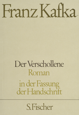 Buchcover von Der Verschollene: Originalfassung von Franz Kafka